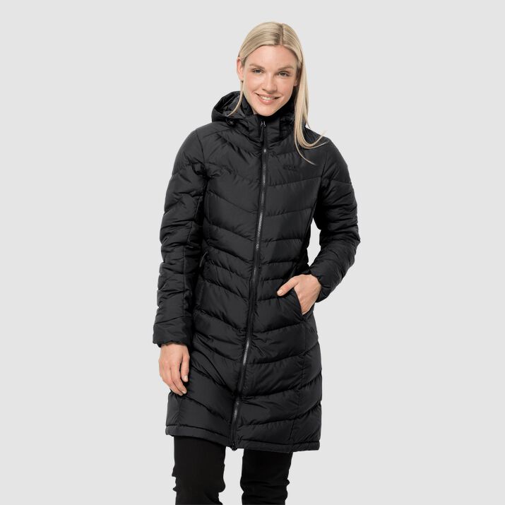 Abrigos Pluma Jack Wolfskin Selenium Mujer Negros Mexico-5124918